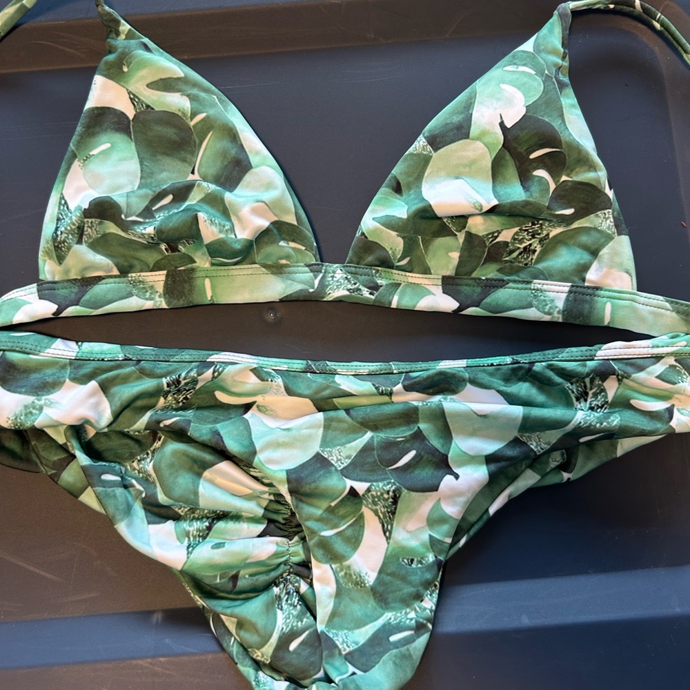 Midori Tropical Green Bikini Set